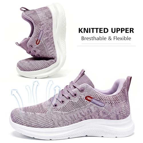 Image of Padgene Womens Sneakers Lightweight Tennis Walking Shoes Sports Running Shoes for Woman Mesh Breathable Gym Fashion Sneakers Athletic Comfortable Casual