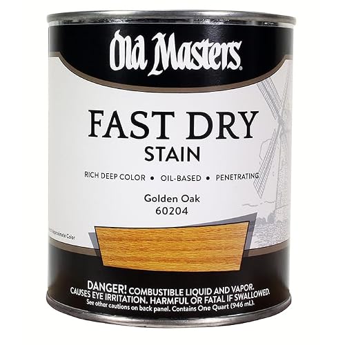 qt Old Masters 60204 Golden Oak Fast Dry Stain Interior Oil-Based Wood Stain