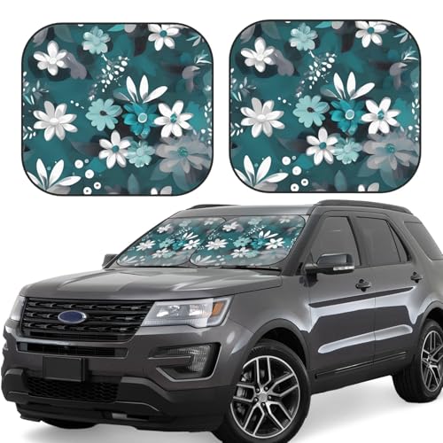 Pare-soleil voiture pliable floral pour garder votre habitacle au frais