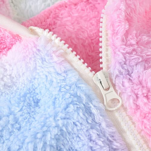 Ayaso Fleece Jacket Toddler Girls Boys Cute Bear Ear Hoodie Sweater Zip Up Teddy Coat Warm Winter Outwear Clothes #TOP1