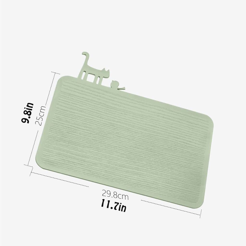 Tabla De Cortar Ligera Y Compacta, Tabla De Cortar De Doble Cara para Cocina, Tabla De Cortar De Plástico para Carne Y Verduras.,Cat Model Pink