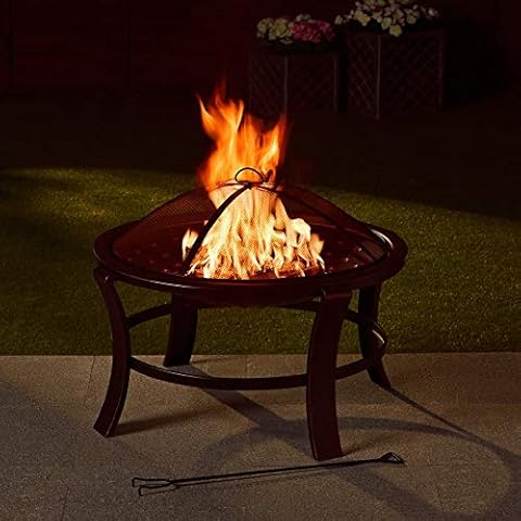 Tuscany Bronze Effect Outdoor Fire Pit Cover
