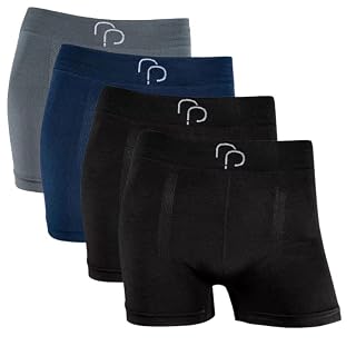 Kit 4 Cuecas Boxer Masculinas sem Costura Microfibra