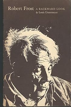 Paperback Robert Frost: a backward look Book