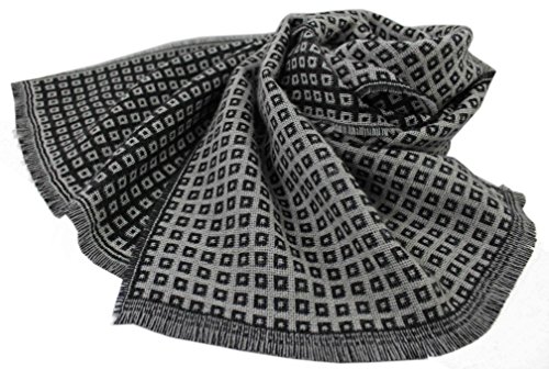 Rotfuchs Bufanda tejida gris de moda 100% lana (Merino) Cover