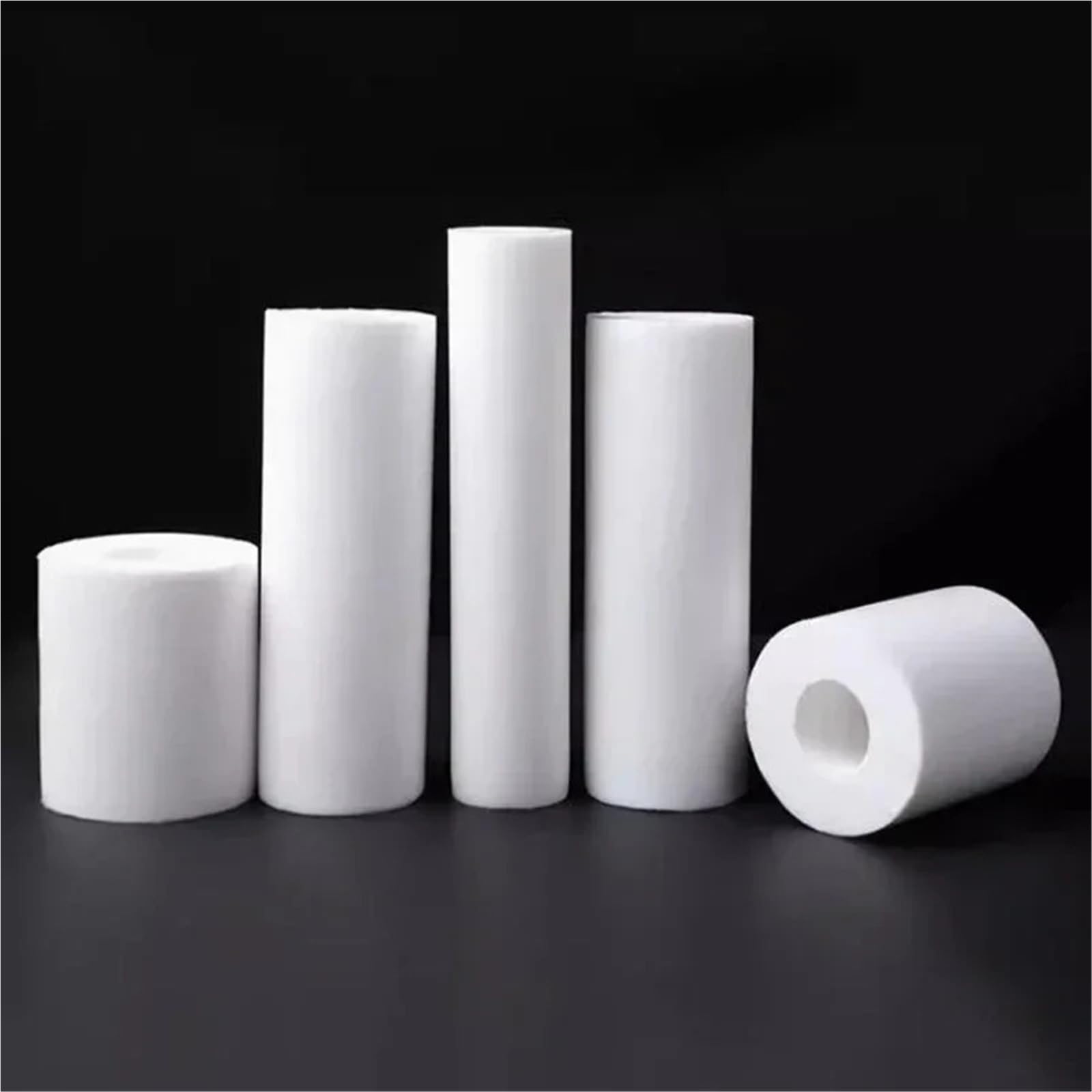 PTFE Tubo Varilla de tubos huecos de politetrafluoroetileno | DE 10-25 mm/ID 5-20 mm Longitud 500 mm(ID14mm x OD24mm)