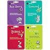 celavi Face Mask Set Korean Beauty Essence Facial Paper Sheet Mask Korea Skin Care Moisturizing 2 Packs of each 12 New flavors K-Beauty Skincare 24 masks in a pack Made in Korea