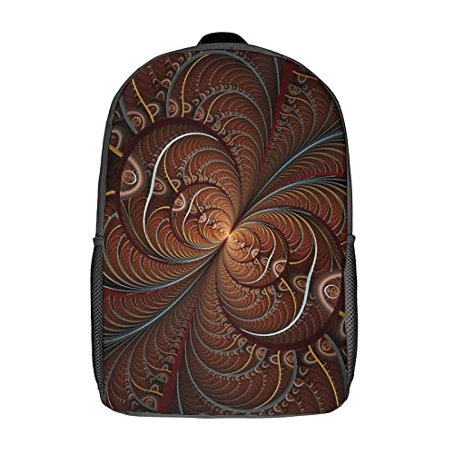 Sac à dos Teenager Boys à motif Fractal 3D haute résistance