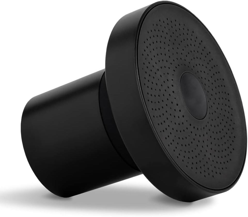 Filter Shower Head - High pressure shower head filter, more suitable for hair and skin, chrome (black)