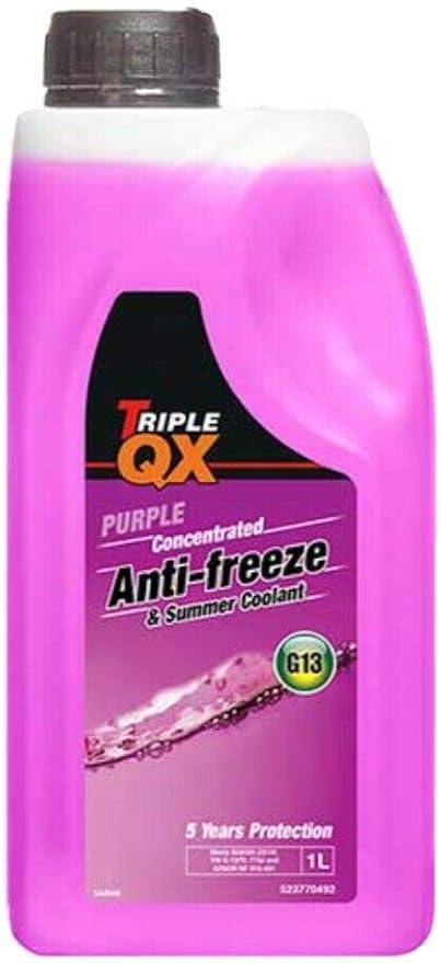 Triple QX G13 Purple Coolant Concentrate 1 litre : Amazon.co.uk: Automotive