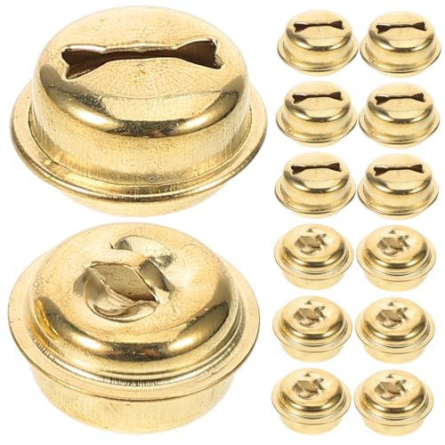 ARTIBETTER 100pcs Bell Craft ???????????????? Small Colorful Making Jingle Accessory Supply Metal Golden