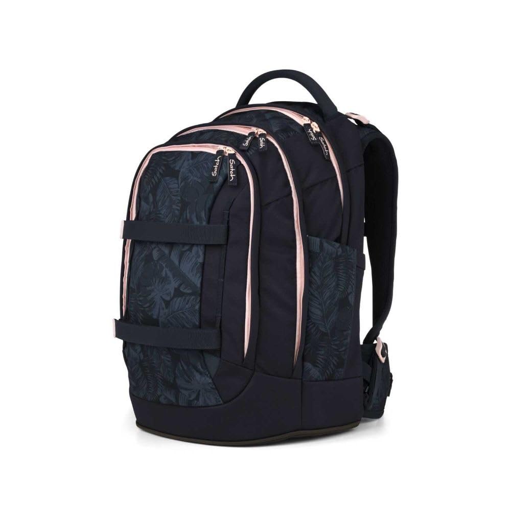 Satch Pack Schulrucksack Set 3tlg. inkl. Schlamperbox und Sporttasche (Midnight Jungle)