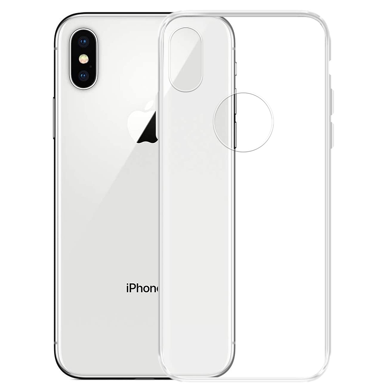 Amazon Brand - Solimo Back Cover Case for iPhone X/iPhone Xs | Compatible for iPhone X/iPhone Xs Back Cover Case | 360 Degree Protection | Soft and Flexible (TPU | Transparent) (B09HDQ73CS) Amazon Price History, Amazon Price Tracker