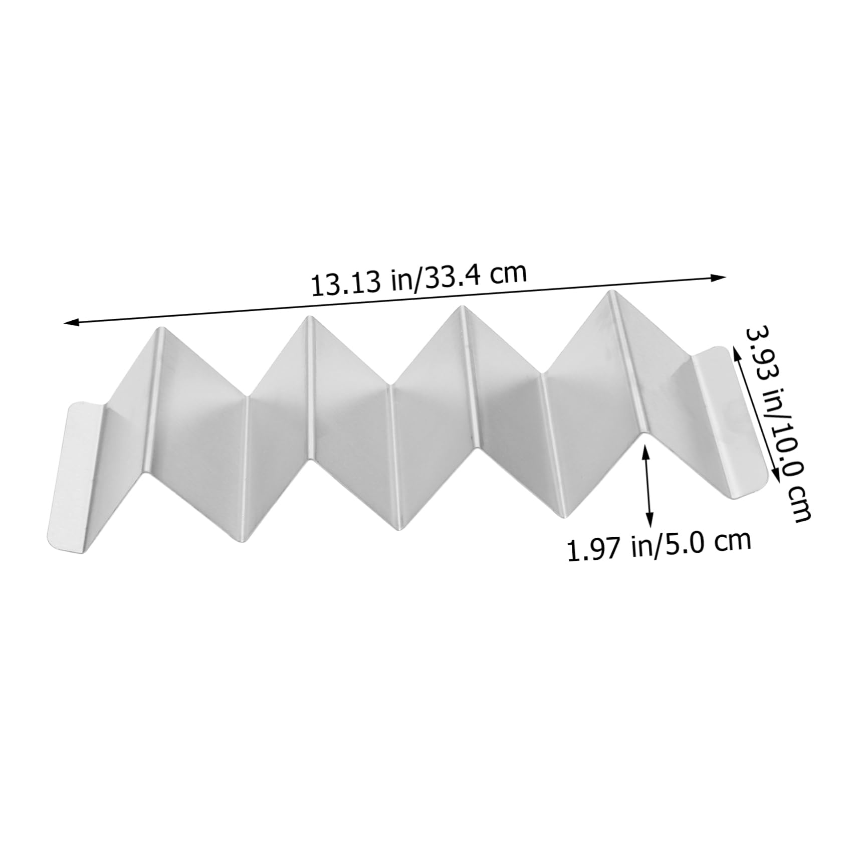 SOLUSTRE Stainless Steel Pancake Rack Taco Saver Stand Taco Tray Serving Taco Rack Taco Holder Storage Tacos Pancakes Taco Making Frame Baking Food Rack Home Pancake Rack Silver