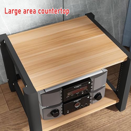 Support multimédia AV rack audio étagère réglable meuble stéréo 40cm - 5
