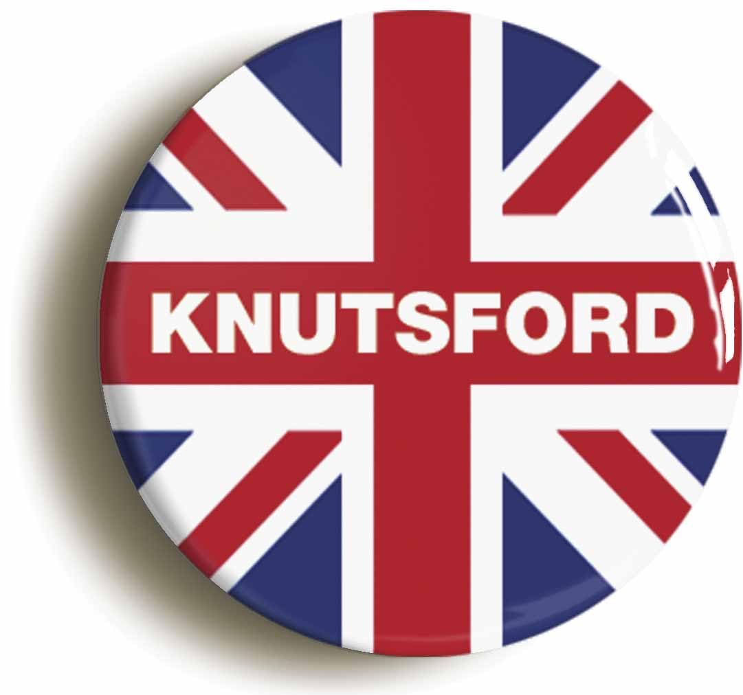 Knutsford Union Jack Fridge Magnet (Circular 2inch / 50mm Diameter)