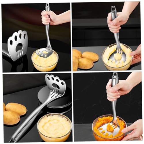 Kartoffelstampfer, Kartoffelstampfer Handstampfer Kartoffelbrei Werkzeug Kartoffelsieb Reispresse Stampfer Bananenbrecher Knoblauchzerkleinerer Gemüse Metall Kartoffelwolf Edelstahl Extrusionsmaschine