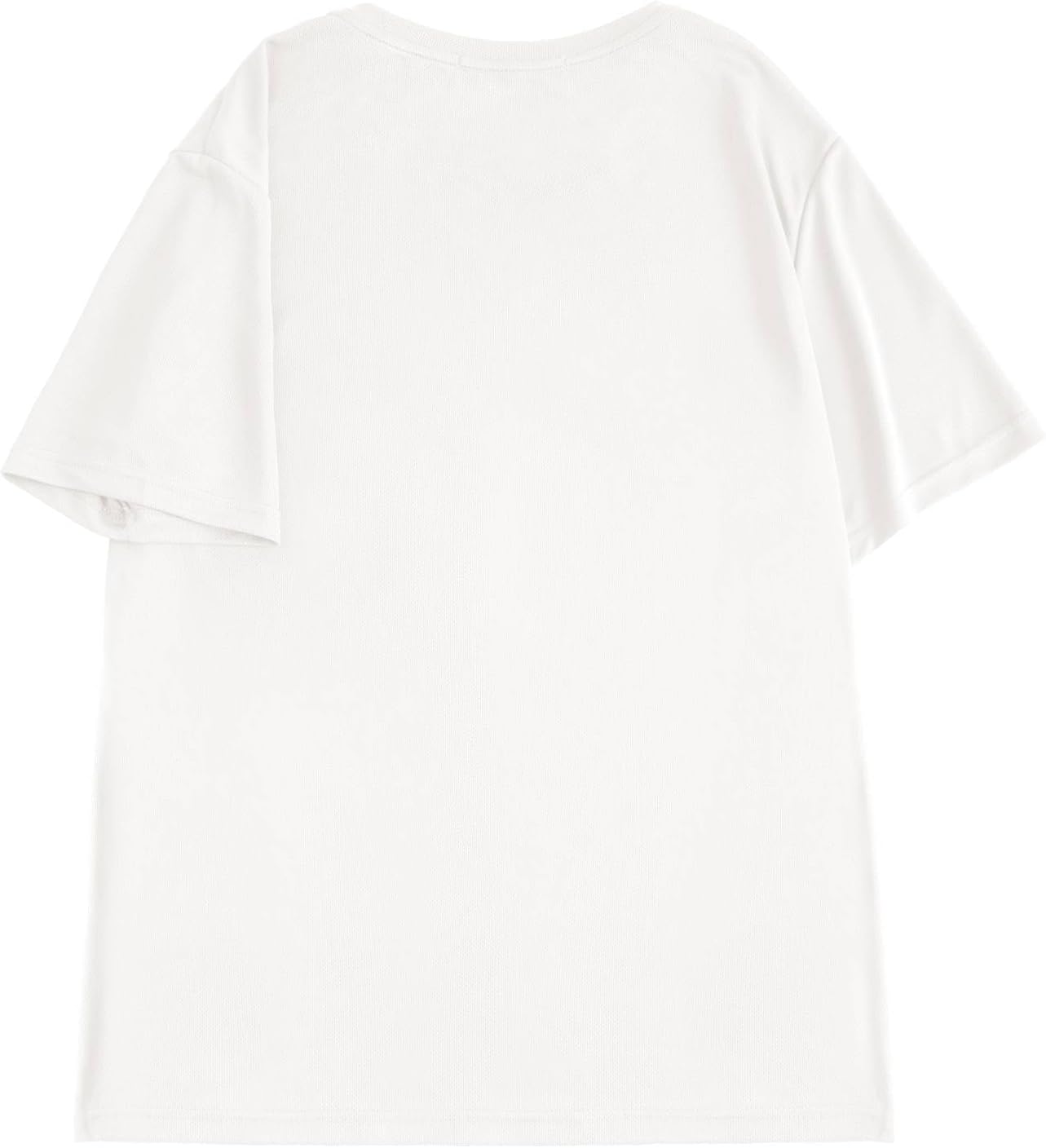 Men's Oversized Summer T-Shirts Loose Fit Short Sleeve Big and Tall Tee Shirts Casual Tshirts for Men White - Image 2