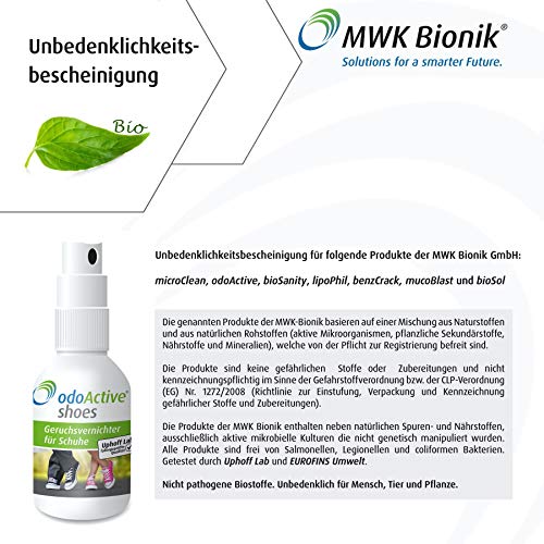 Schuhdeo MWK odoActive zur Neutralisierung von Schuhgeruch