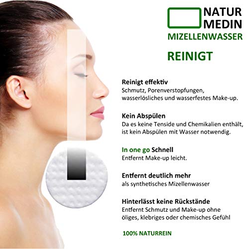 MIZELLEN ROSENWASSER 250-ml, Mizellenwasser, Gesichtswasser, 100% naturrein, nur 2 essbare Inhalsstoffe ohne… - Image 6