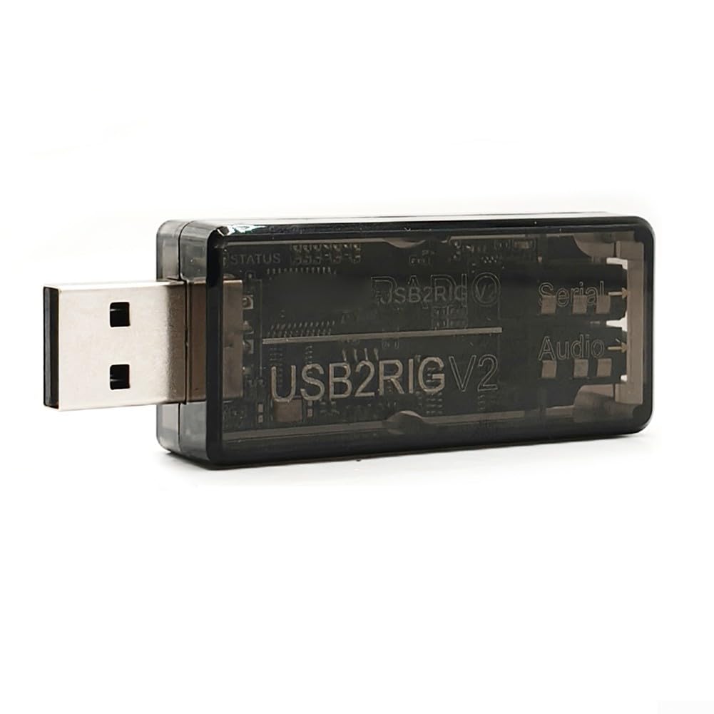 Carte son externe pour radio Ham USB2RIG V2 avec interface ttl 232 CIV pour connexion émetteur-récepteur adaptateur de casque de jeu