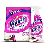 Vanish Gold Oxi Action Upholstery & Carpet Cleaner, Stain Remover Kit for Complete Care | Amazing Stain Removal | Deep Cleans for a Hygiene Boost | Neutralises Odours