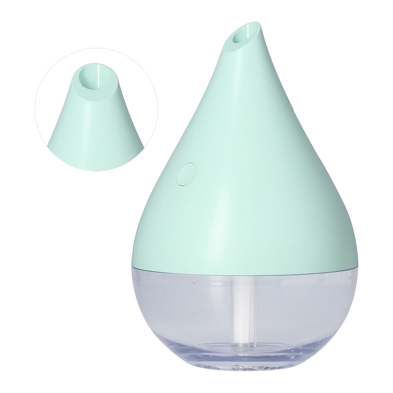 Humidificador portátil con luz LED, dispositivo de humidificación con modo ajustable silencioso para habitación, oficina, escritorio, coche y dormitorio