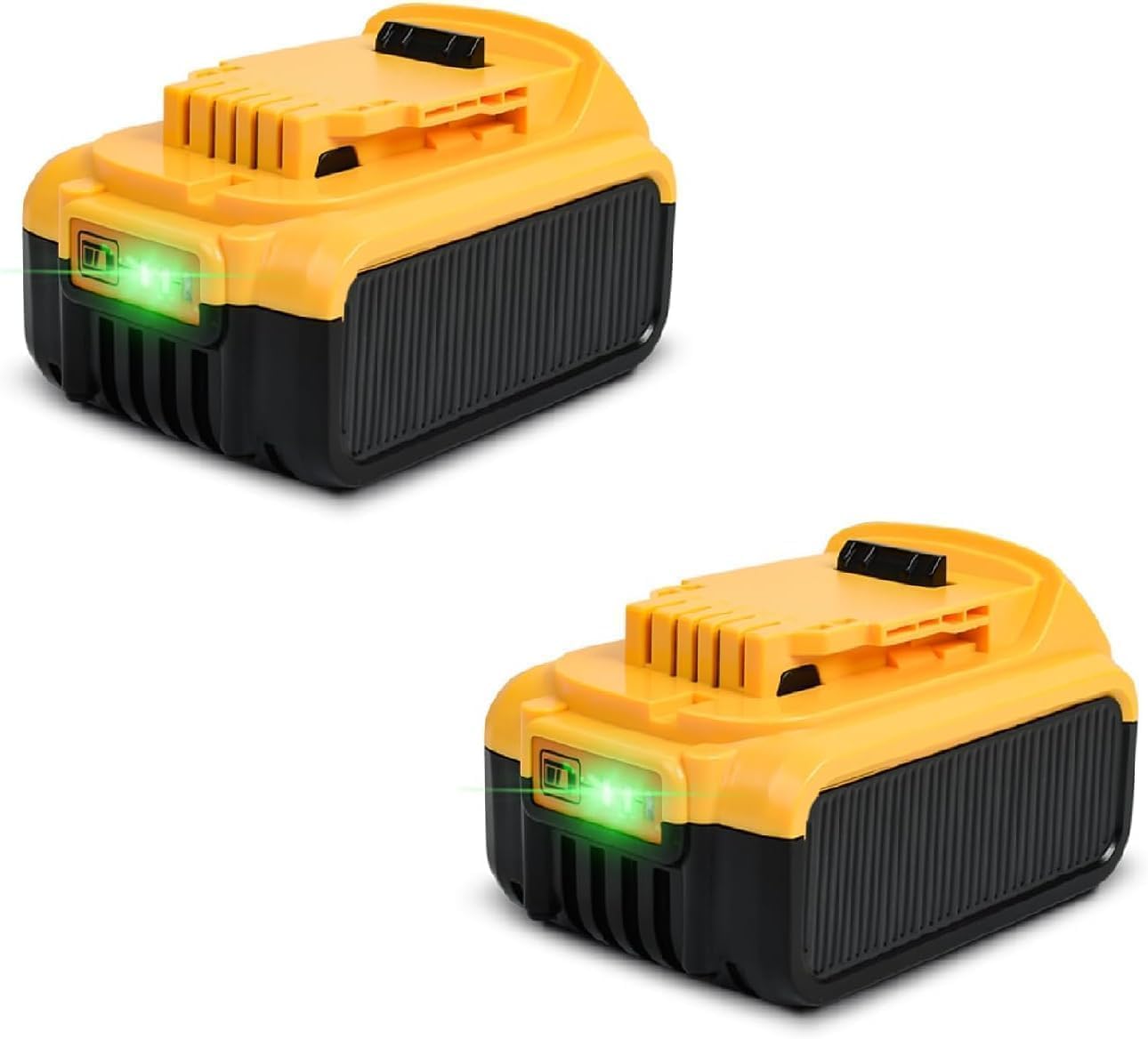 2 baterías de repuesto para Dewalt DCB182 de 18 V DCB182, 18 V, DCB200, DCB184, DCB101, DCB107 + 6A DCB115, repuesto para cargador Dewalt
