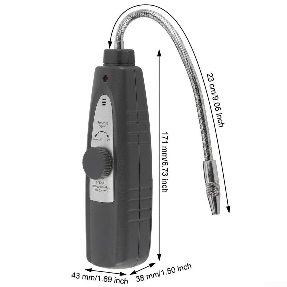Detector de Fugas Halógenos DY5750B Sonda 23cm HVAC