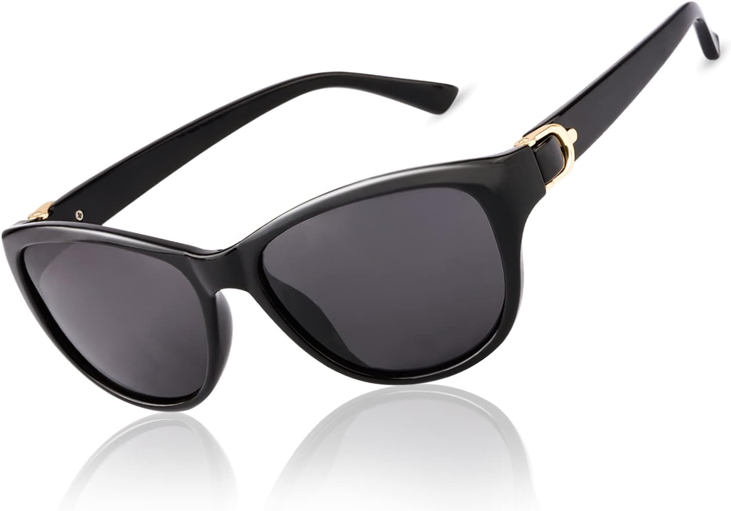 LVIOE Polarized Sunglasses for Women, Classic Fashion Sunglasses Anti Glare 99.99% UV Protection