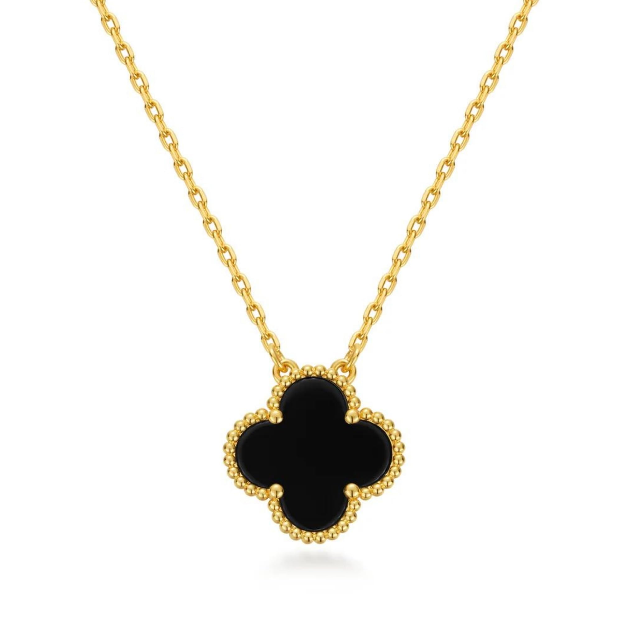 See full amazon price history chart for SALVE Van Cleef Inspired Black Clover Small Pendant Necklace for Women | Stainless Steel Korean Chain for Girls | Aesthetic Accessories Western Jewellery Ladies Chain SALVE Van Cleef Inspired Black Clover Small Pendant Necklace for Women | Stainless Steel Korean Chain for Girls | Aesthetic Accessories Western Jewellery Ladies Chain (B0D2J3J9GF) Amazon Price History, Amazon Price Tracker