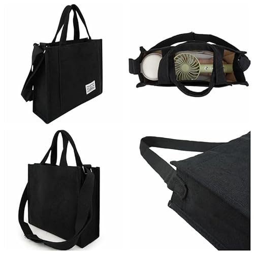 Jbb Canvas Tote Bag For Women Crossbody Mini Travel Handbag Corduroy Eco Bags #TOP3