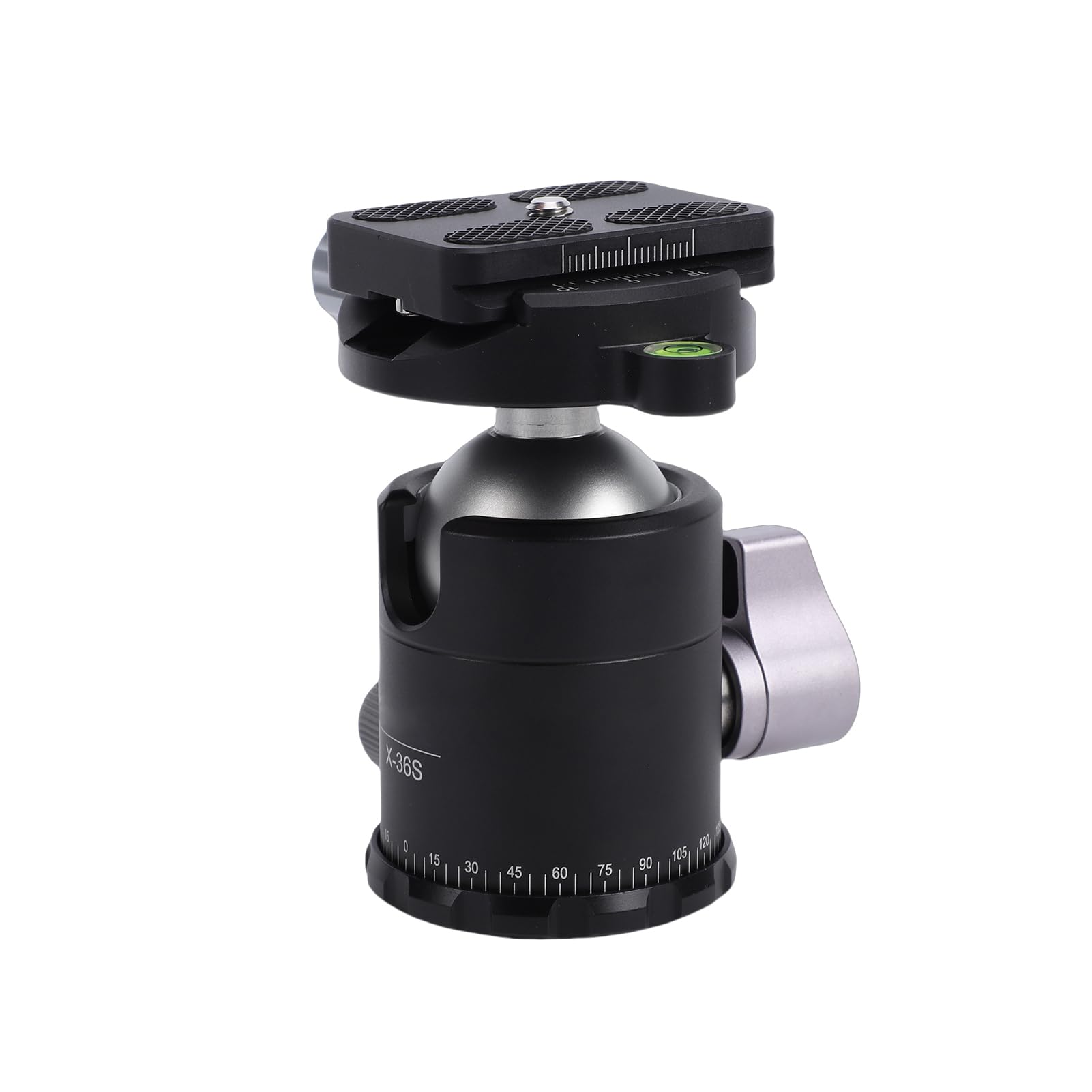 Annadue Rótula de Bola Panorámica de Metal Cabeza de Bola Grande de 36 Mm con Placa de Liberación Rápida para Trípodes Monopods Cámaras DSLR - Ideal para Fotógrafos Profesionales