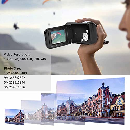 Kids Video Camera, 16X Handheld Children Kids Digital Video Camera Camcorder Recorder Toy With 2Inch Tft Lcd Display Dv Photos Support Memory Card For Birthday, Christma, Holiday Black #TOP6