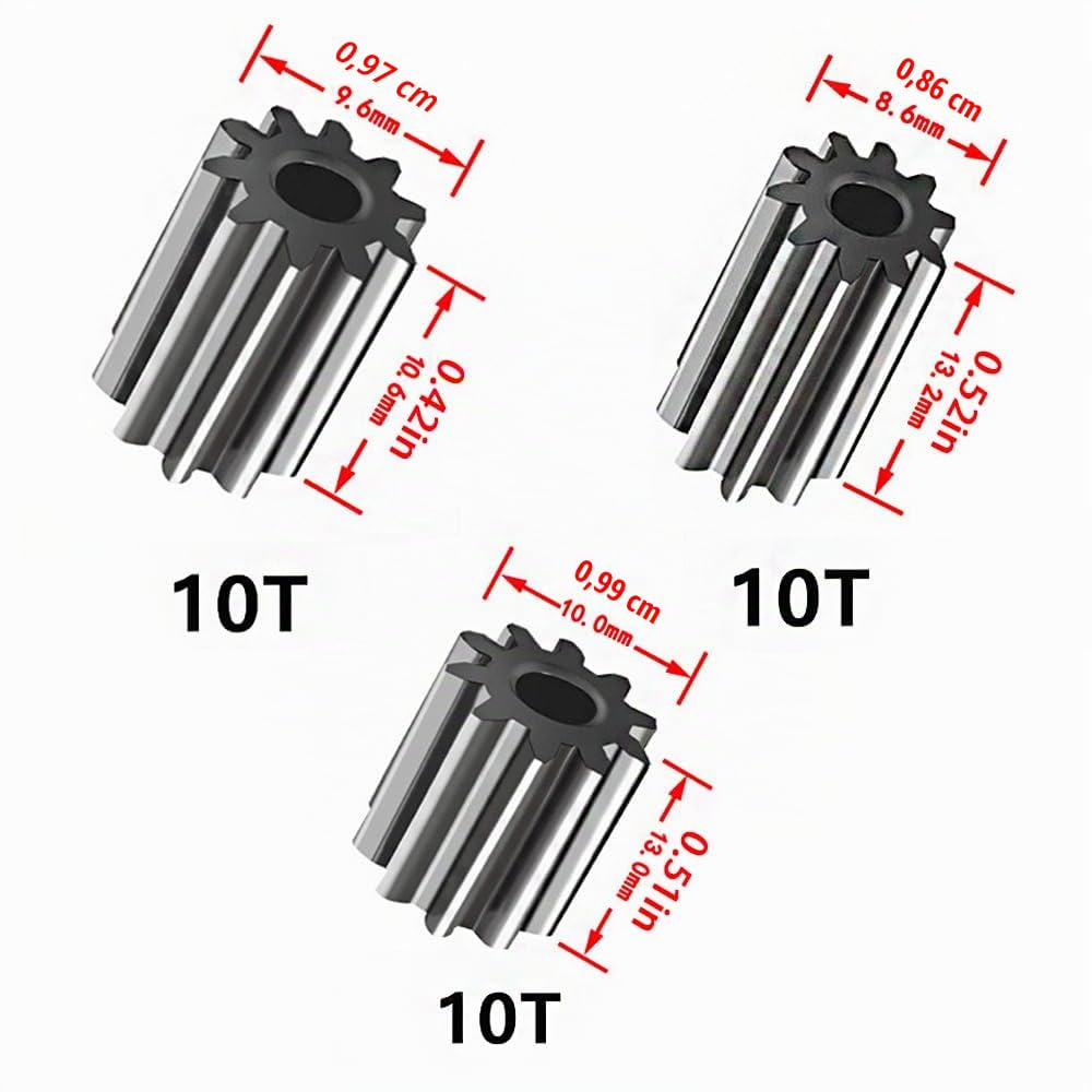 Lot de 2 moteurs d'entraînement RS550 12 V 40 000 tr/min pour moteurs Power Wheels Ride-Ones, accessoires de boîte de vitesses pour roues électriques, pièces de rechange de voiture pour enfants