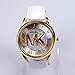 HSFN Silicone Gel Ceramic Style Band Crystal Bezel Women's Mk Watch MK Diamond Watch