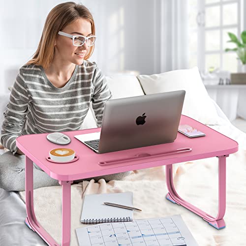 Fayquaze Lap Laptop Desk, Portable Foldable Laptop Bed Table With Storage Drawer And Cup Holder, Laptop Lap Desk Laptop Bed Stand Tray Table Serving Tray For Eating, Reading And Working #TOP3