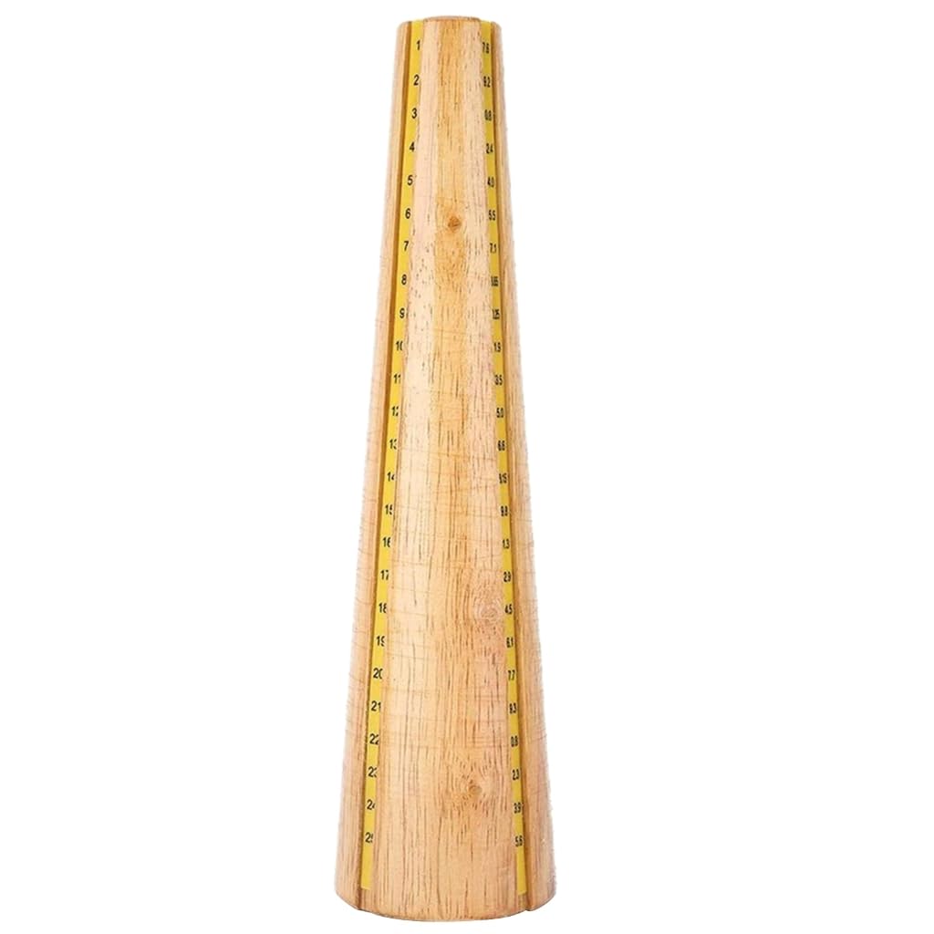 Bracelet Mandrel Wooden Bracelet Stick with Measure Bracelet Sizer Tool Measuring Jewelry Tool for Bracelet Making