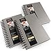 Produktbild Arteza Aquarellpapier Skizzenbücher, 13.97 x 21.59 cm, 3er-Pack, graues Hardcover Skizzenbuch, 96 Blatt, 300 g/m² Aquarellbuch, Ringbuch für Aquarell, Gouache, Acryl, Bleistifte,