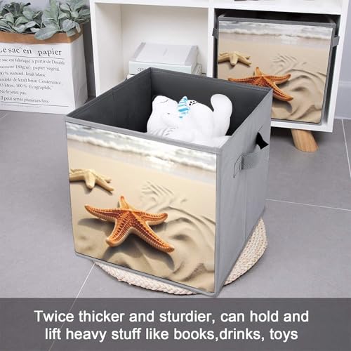 Boîtes de rangement pliantes pour étagères de dressing et placards - 7