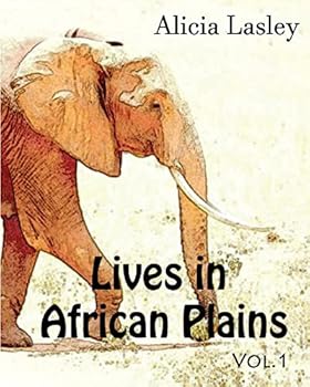 Lives in African Plains: Adult Coloring book Vol.1: African Wildlives Coloring Book