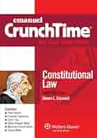 米国司法試験対策本 Crunch time Constitutional Law Emanuel CrunchTime Constitutional Law 20th Edition BRAND NEW
