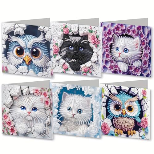 Peinture diamant 5D : créez vos cartes de vœux personnalisées pour anniversaires et vacances