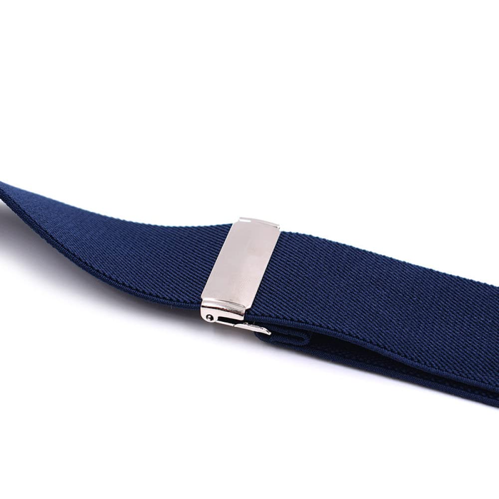 Bretelle uomo, bretelle uomo, Bretelle unisex for adulti da uomo, con 3 ganci, regolabili, elastiche, a Y, da donna, colore solido