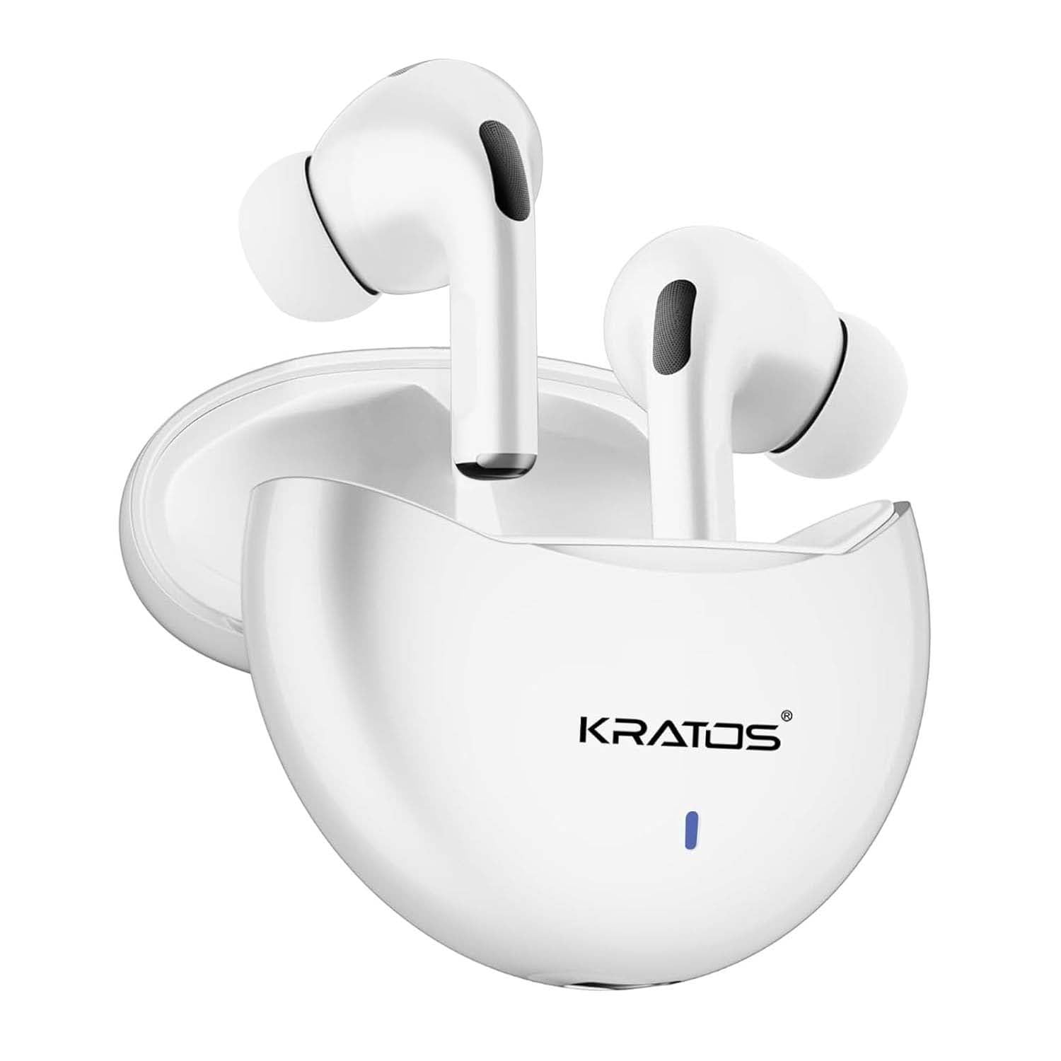 Kratos TW02 Ear Buds Wireless with 30H Playtime, Noise Isolation & Clear Calls, Bluetooth Earbuds with Voice Assistant, Ear Buds with Bluetooth V 5.3 & with Type C Fast Charging, IPX5 TWS Earphones-image-14