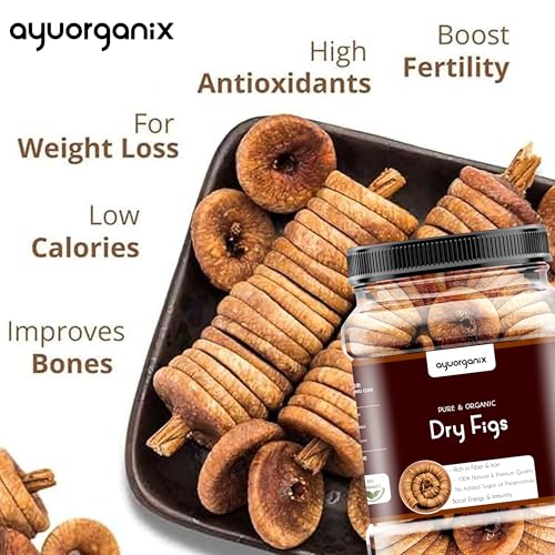 Image of SHOP N FRESH Afghani Dry Figs (Anjeer) 400g | 100% Natural Sun-Dried Figs | Soft & Juicy | Rich in Fiber & Iron (400)