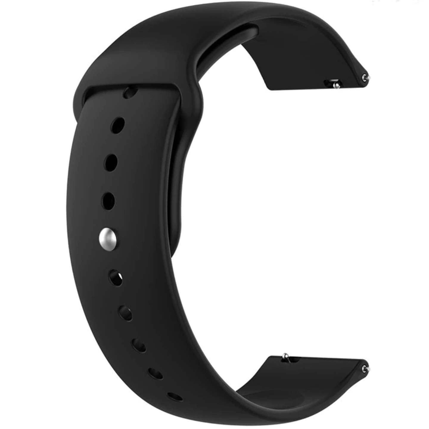 EDNITA 19mm Watch Straps Silicone Pin Lock for Noise Colorfit Pro 2, Noise Colorfit Pulse, Boat Storm Smart Watch, Boat Xtend Talk,Fireboltt Ninja 3/ Ninja 2 & 19mm All Watches-image-30