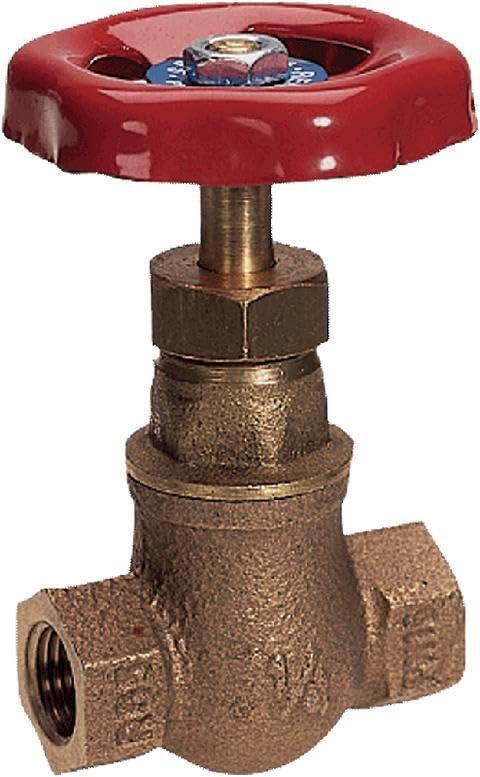 Válvula de cierre de 2/2 vías ASVG-2-G11/2i-G11/2i-16-RG-PTFE-G-RT - de fundición roja con rosca hembra G
