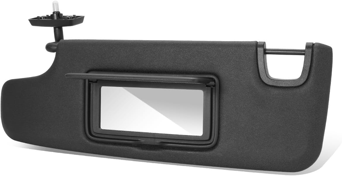 Auto Dynasty Sun Visor Compatible with 2007-2016 Jeep Wrangler, Driver Left Side, Black