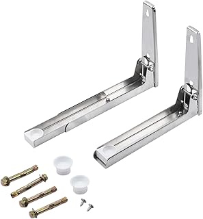Heavy Load Bearing Microwave Oven Bracket Wall Mount Kitchen Appliance Shelf for Small Homes and Rental Apartments Heavy Duty Kitchen Wall Shelf